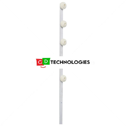 Fence Pole - 6Line Low Profile White - Nemtek | Guards on Duty Shop South Africa