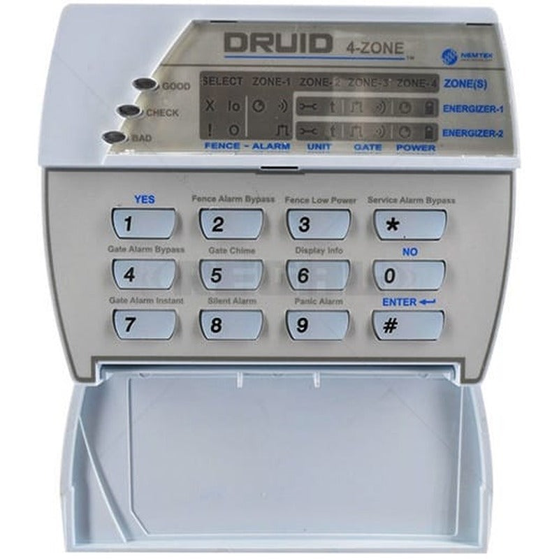 Keypad - 4 Zone LCD for 2 Zone DRUID - Nemtek | Guards on Duty Shop South Africa