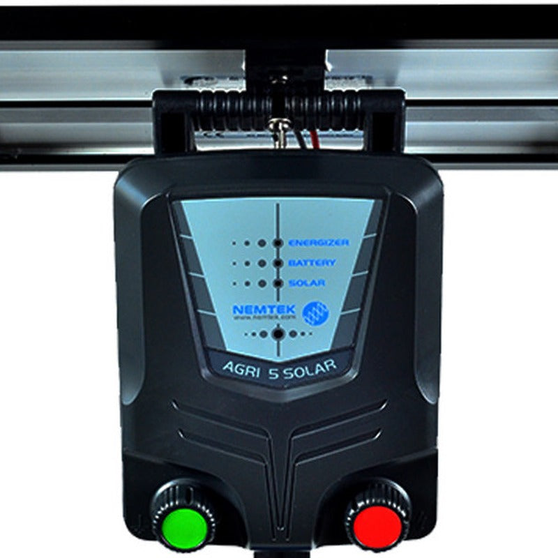 Agri 5 Solar Energizer 10W with Battery - Nemtek | Guards on Duty Shop South Africa