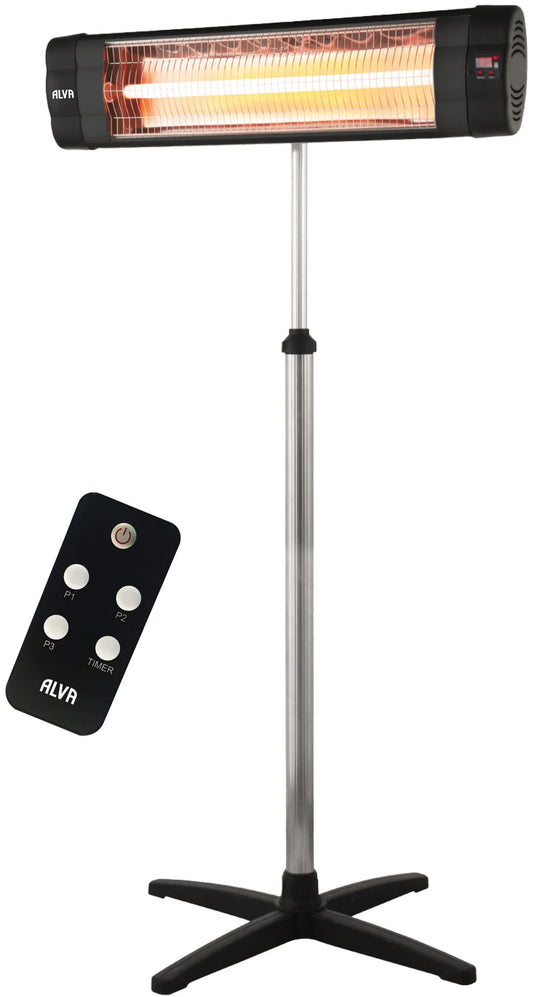 Alva Electric Infrared Heater With Telescopic Stand