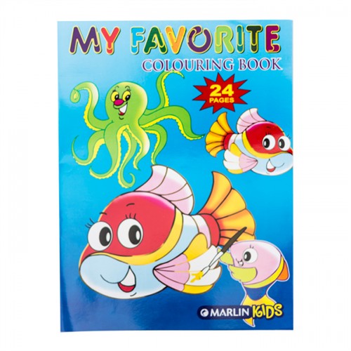 Marlin Kids Favourite Colouring Book 24 page