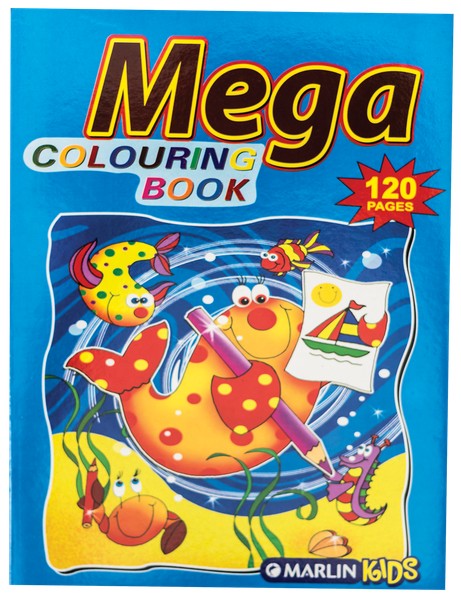 Marlin Kids Mega Colouring Books 120 pages