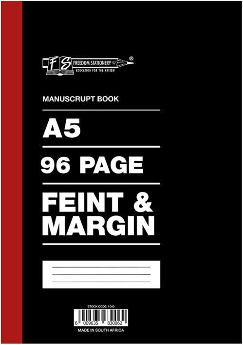Freedom A5 Manuscript Book 1 Quire 96 Pages