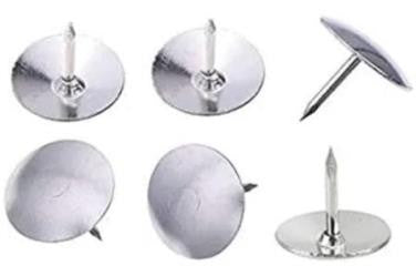 Marlin Office Essentials Thumbtacks 11mm Silver 100 Pack