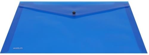 Marlin A4 Blue Carry Folder with Stud