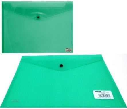 Marlin A4 Green Carry Folder with Stud