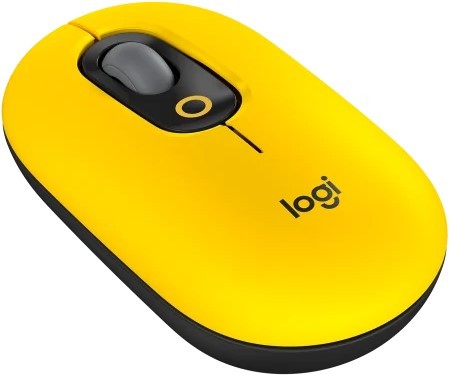 Logitech POP Silent Wireless Mouse Yellow