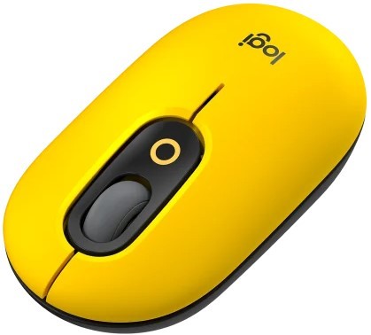 Logitech POP Silent Wireless Mouse Yellow