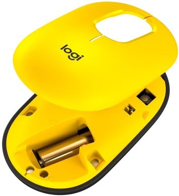 Logitech POP Silent Wireless Mouse Yellow