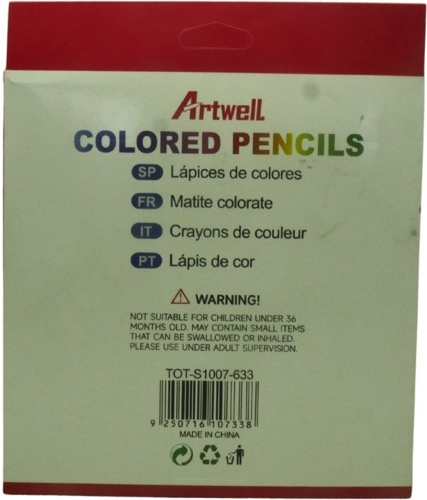 Artwell 24 Pack Assorted Colored Pencils