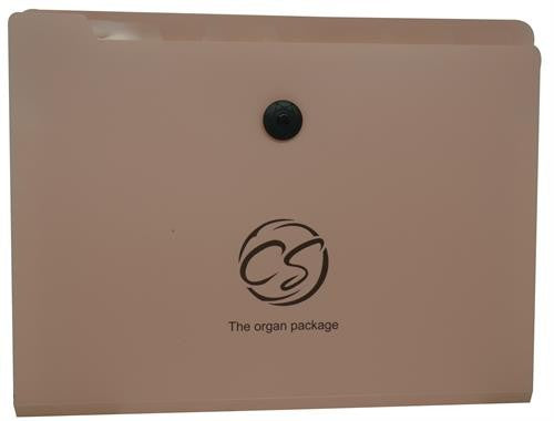 Brainware 8 Compartment Expanding File Organiser Pink