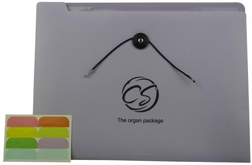 Brainware 8 Compartment Expanding File Organiser Purple