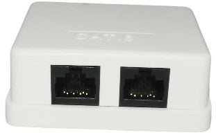 LinkQnet RJ45 CAT 6 Double Wall Mount Surface Box