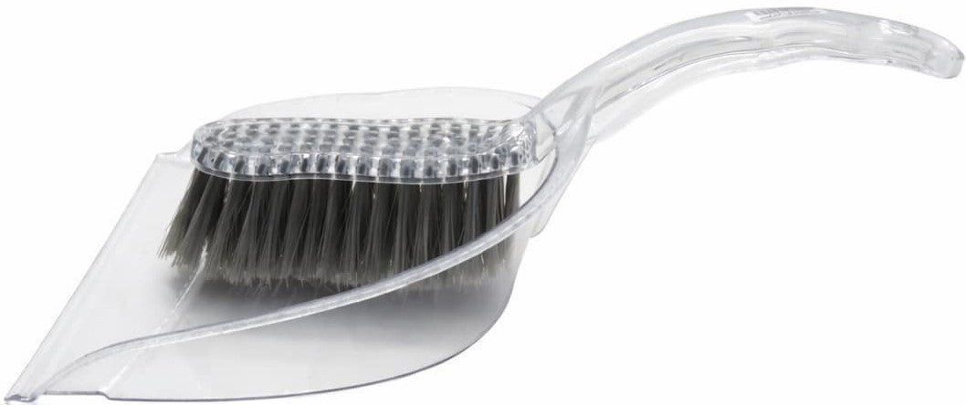 Casey Handheld Clear Dustpan And Brust Set