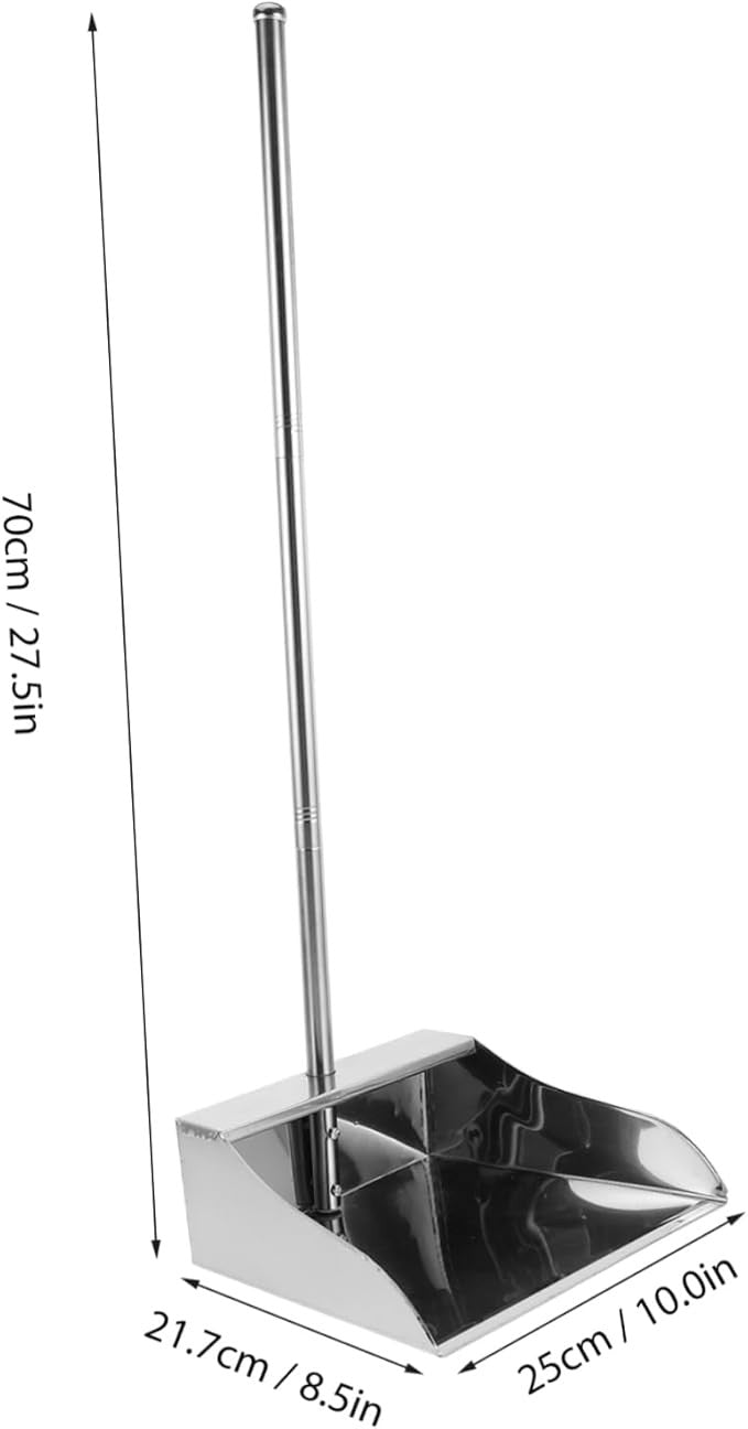 Casey Stainless Steel Long Handle Dustpan