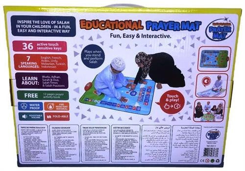 Casey Smart Islamic Educational Prayer Mat