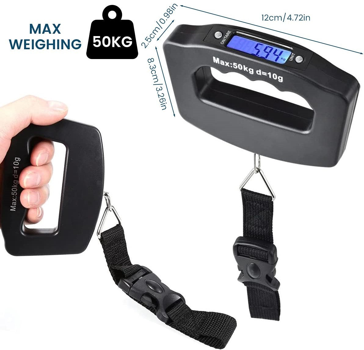 Casey Electronic Luggage Top Display Scale
