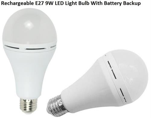 Noble Pays 9W E27 220V Rechargeable Emergency LED Light