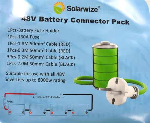 Solarwise 48V Battery Connector Pack