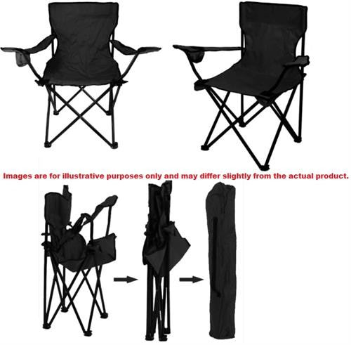 TOTALLY CAMPING CHAIR - BLACK