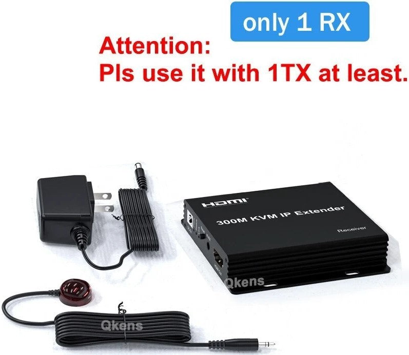 UniQue 300M HDMI KVM IP Transmitter And Receiver Extender