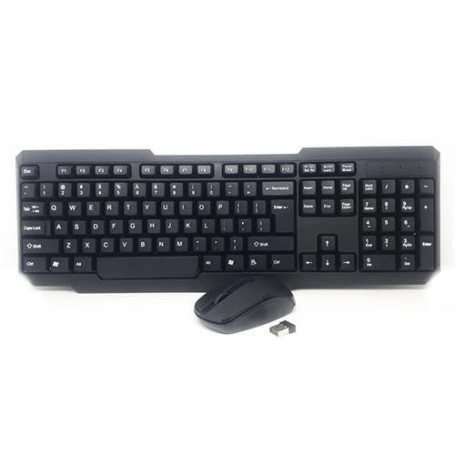 UniQue Wireless USB 104 Keys Standard US Layout Keyboard & Mouse Combo