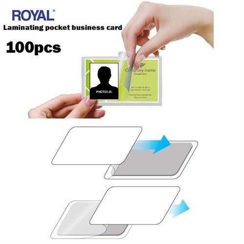 Royal Laminating Pocket Business Card