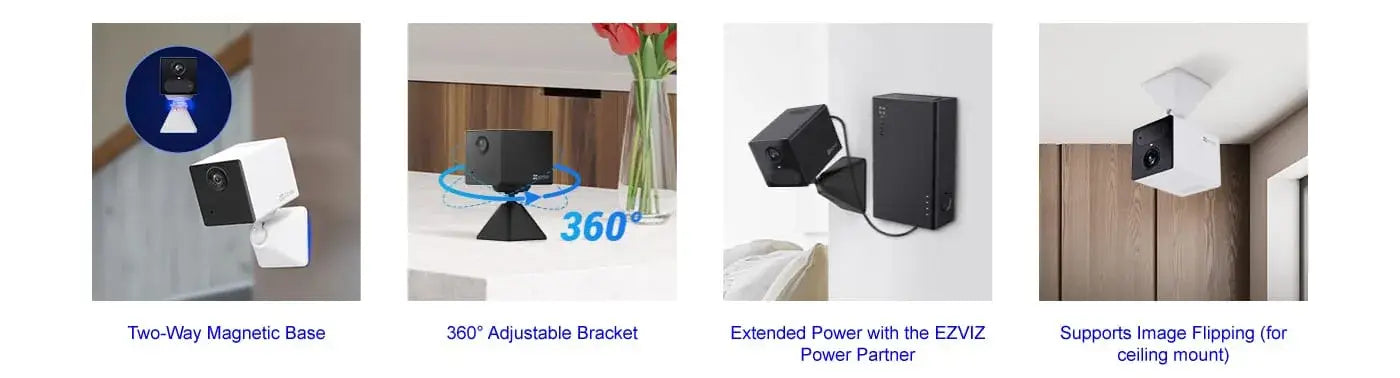 EZVIZ CB2 4G Connectivity 2K Smart Home Camera (Requires a SIM Card)