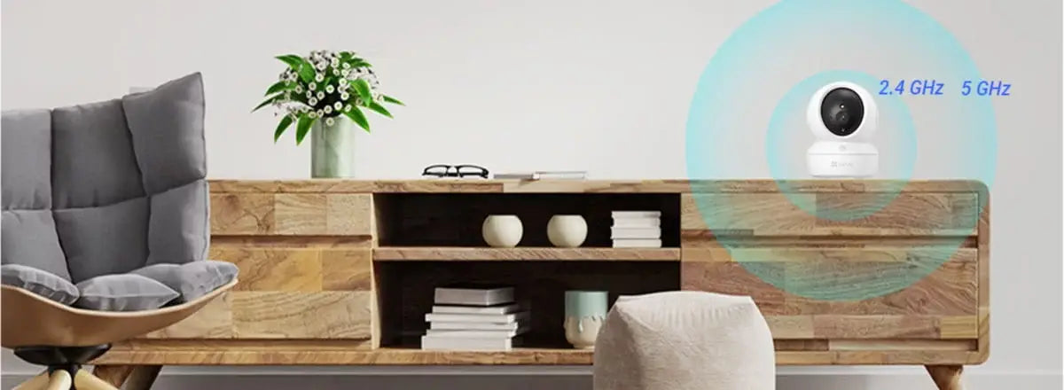 EZVIZ H6C Pro 2K + Pan Tilt WiFi Camera (4MP)