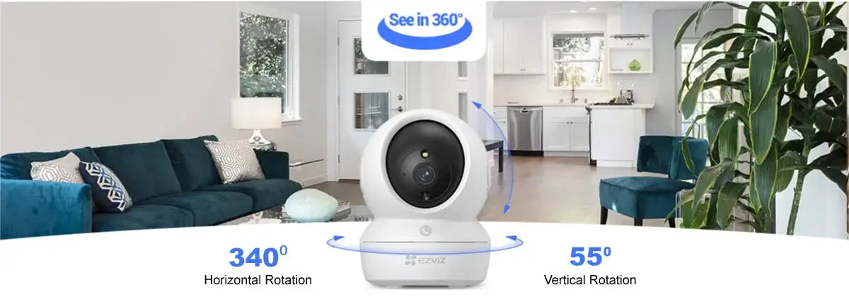 EZVIZ H6c Pro 2K (3MP) Smart AI