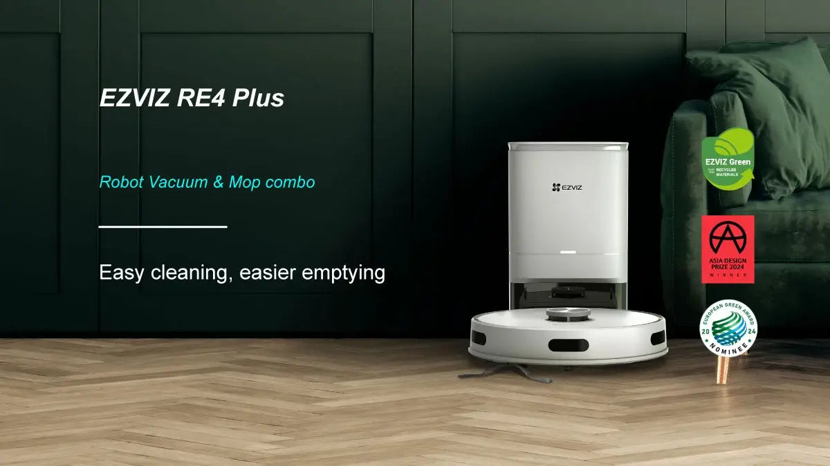 EZVIZ RE4 Plus Robot Vacuum & Mop Combo
