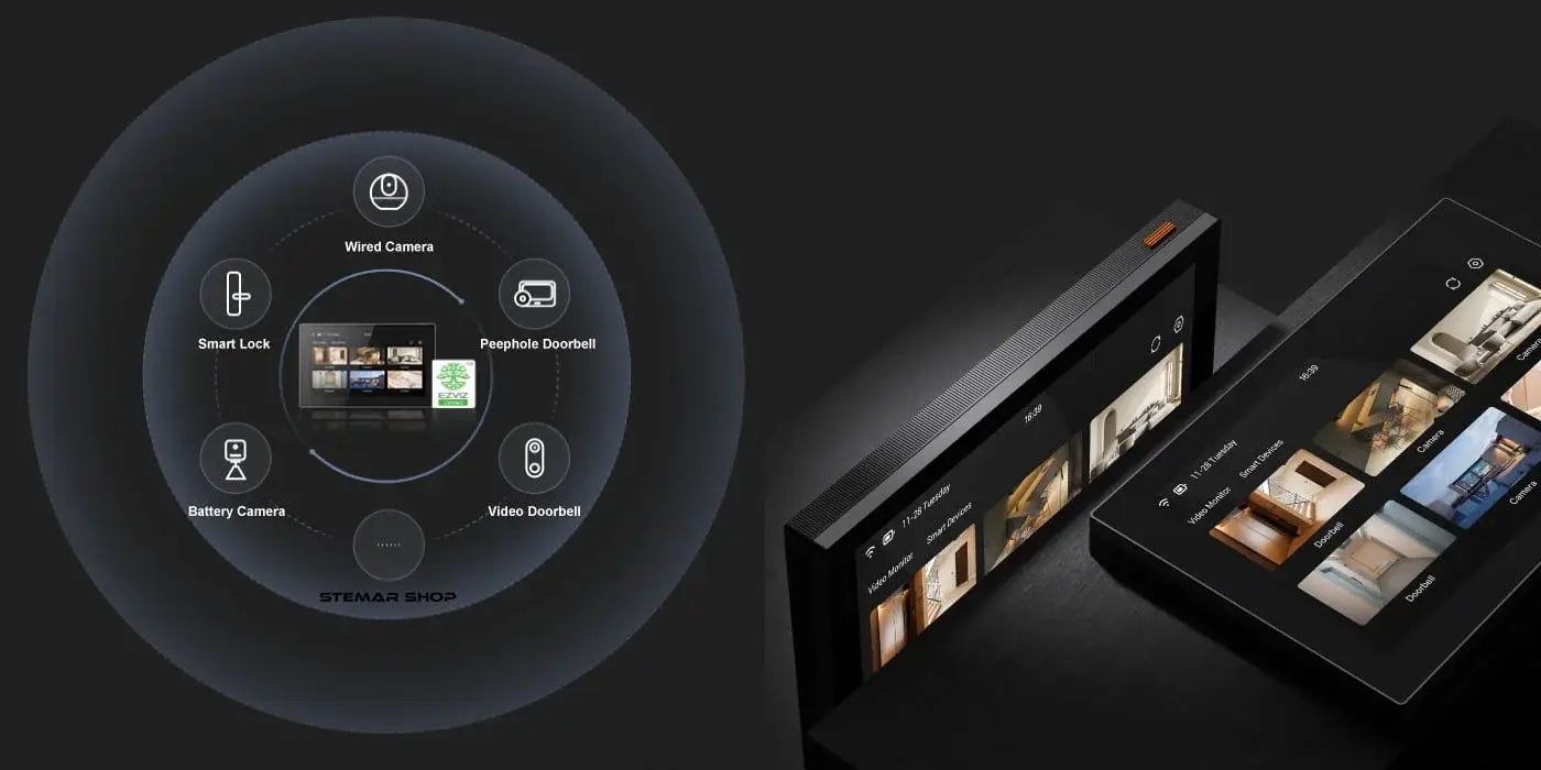 EZVIZ SD7 Smart 7 Inch IPS Touch Screen Monitor