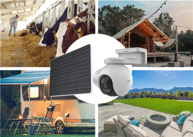 EZVIZ Solar Panel with Battery Storage (12W)