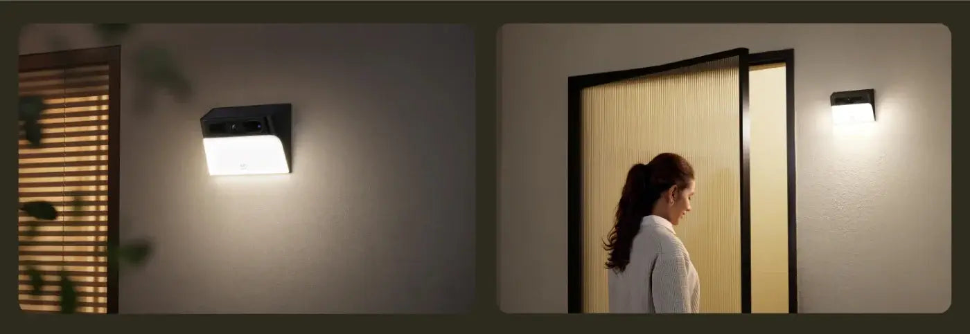 Eufy Security Solar Powered 2K Wall Light Camera