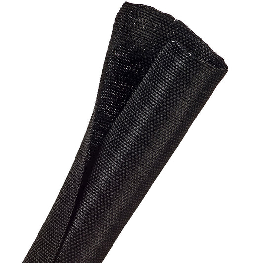 1m Woven Split Wrap 25.4mm Black (f6w1.00bk) — Techflex | Guards on Duty Shop