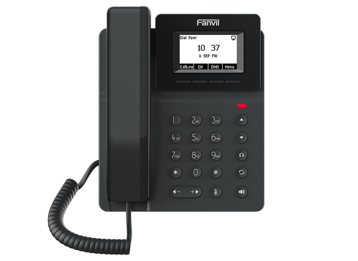 Fanvil 2SIP Gigabit Entry Level PoE VoIP Phone - Guards On Duty Shop & Security Guards