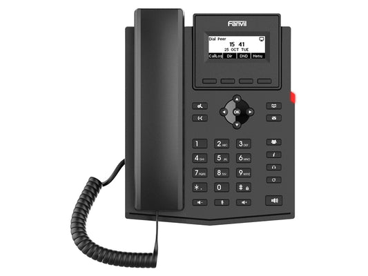 Fanvil 2SIP Entry Level VoIP Phone with PSU - Guards On Duty Shop & Security Guards