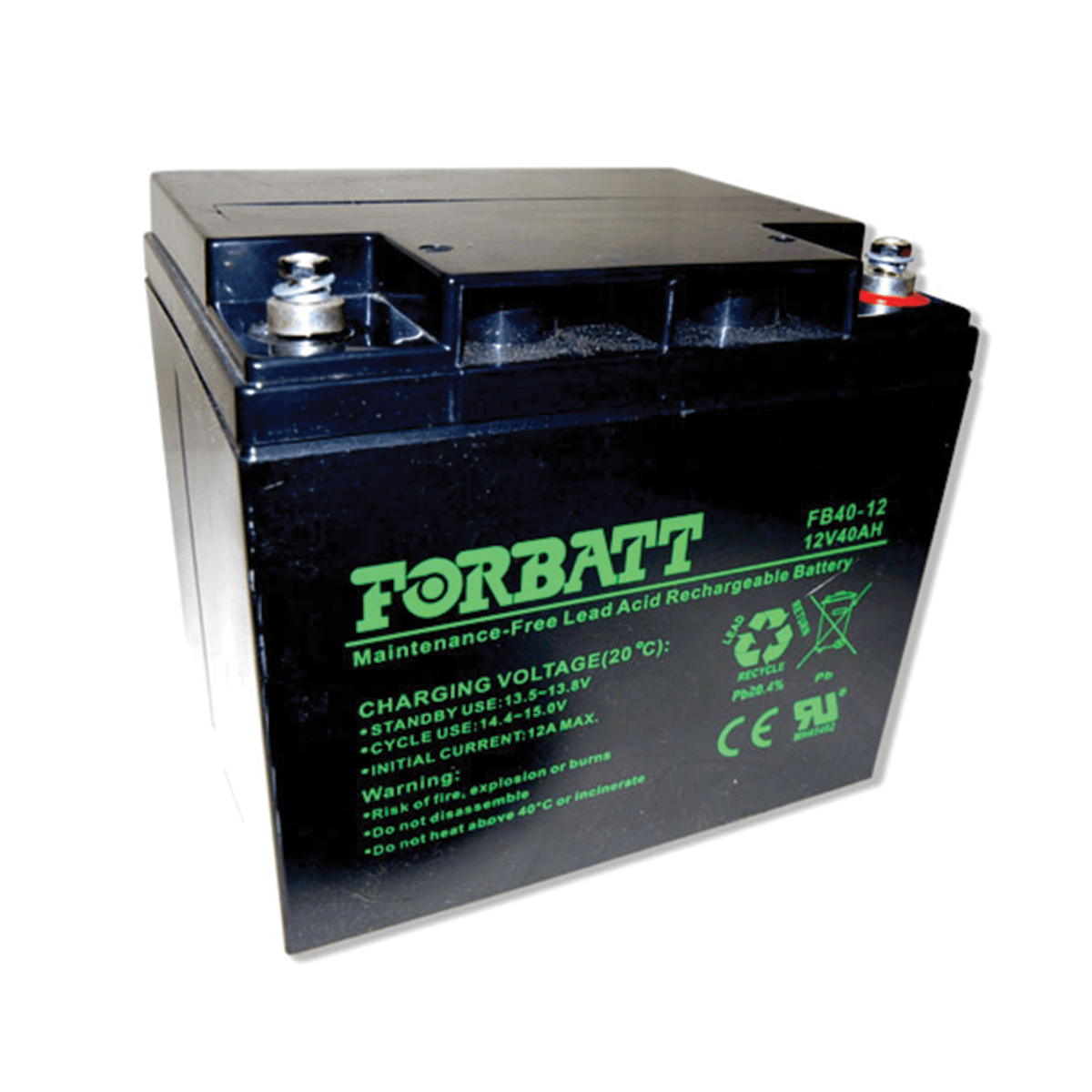 Forbat 12v 7Ah Battery - Guards On Duty Shop & Security Guards
