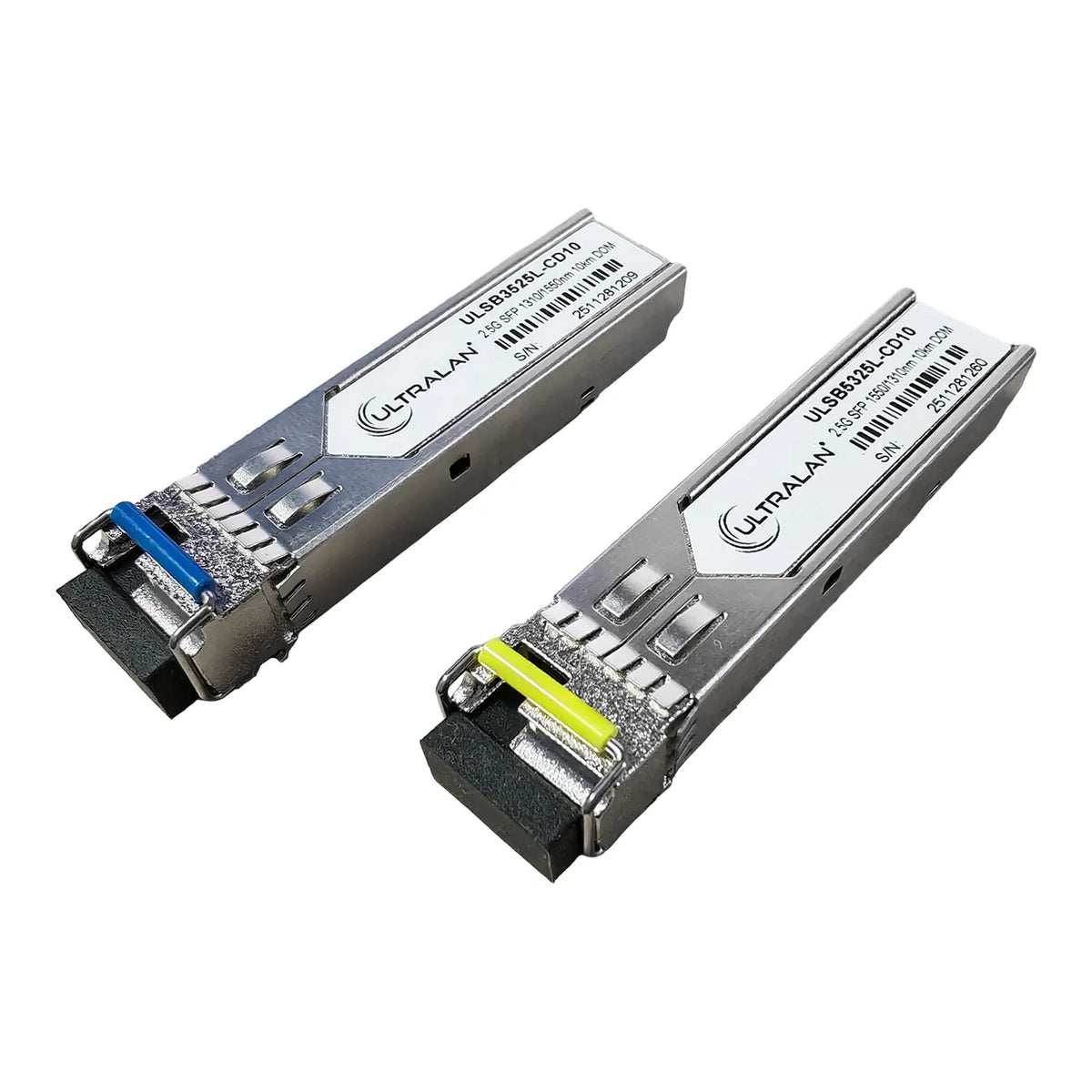 UltraLAN 2.5G BiDi SFP – Single-Mode, 10km, 1310/1550nm Pair