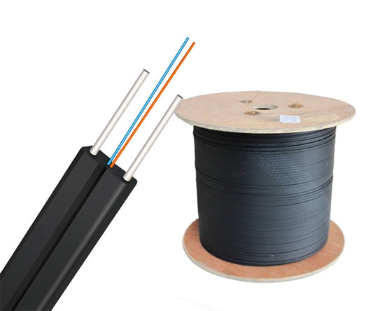 UltraLAN Fiber Bow Type Drop Cable (Black) – 2 Core