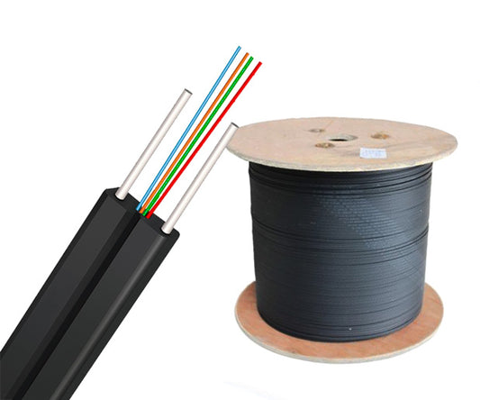 UltraLAN Fiber Bow Type Drop Cable (Black) – 4 Core