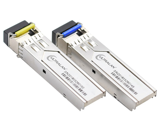 UltraLAN 10G SFP BiDi Module Pair – SM 10KM 1270/1330nm