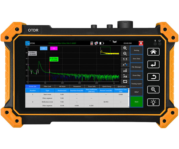 UltraLAN OTDR with VFL, OPM & Cable Tester (FIB-T-OTDR1315)