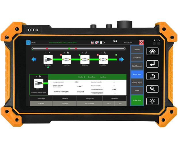 UltraLAN OTDR with VFL, OPM & Cable Tester (FIB-T-OTDR1315)