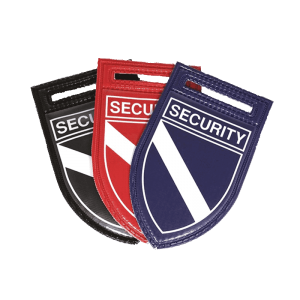 PVC Security Flashes - Black Navy Red Maroon Bottle Green (set of 2)