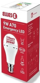 Ellies B22 9W A60 Flem9Wb22W Rechargeable Bulb