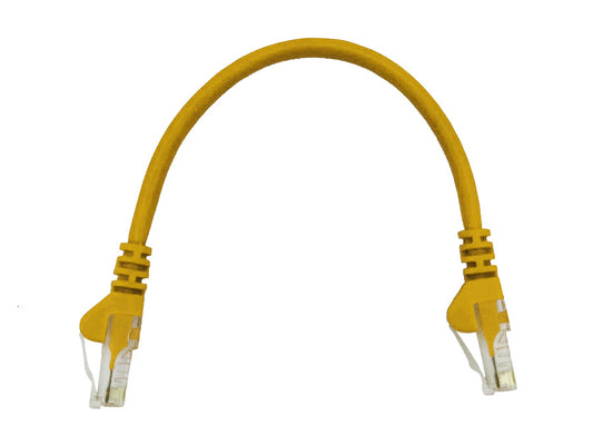 Linkbasic 22cm UTP Cat5e Flylead Yellow - Guards On Duty Shop & Security Guards