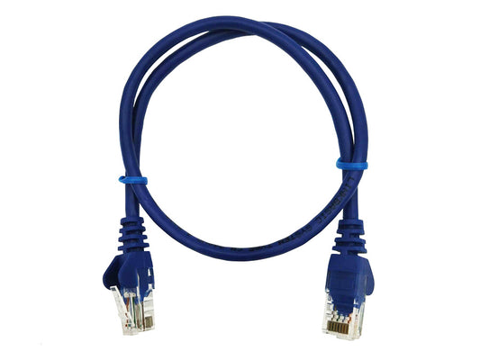 Linkbasic 50cm UTP Cat5e Flylead Blue - Guards On Duty Shop & Security Guards
