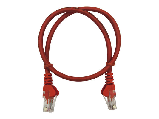 Linkbasic 50cm UTP Cat5e Flylead Red - Guards On Duty Shop & Security Guards