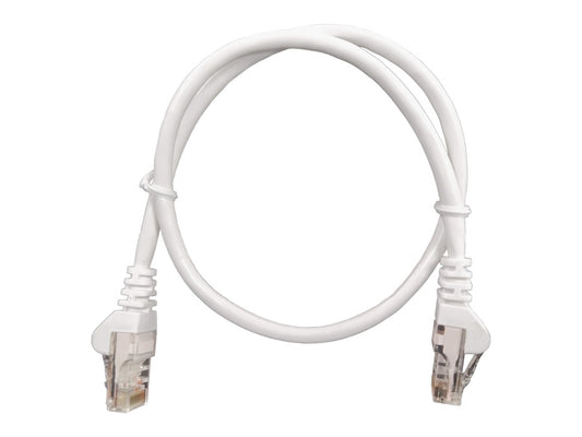 Linkbasic 50cm UTP Cat5e Flylead White - Guards On Duty Shop & Security Guards